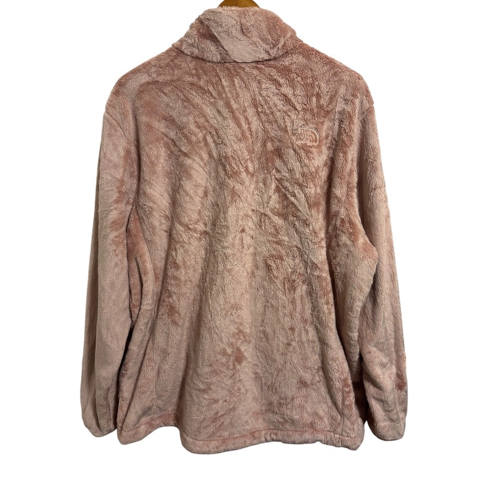 The North Face Osito Fleece Jacket Pink Full Zip Fuzzy Gorpcore Plus Size XXXL - Picture 3 of 12